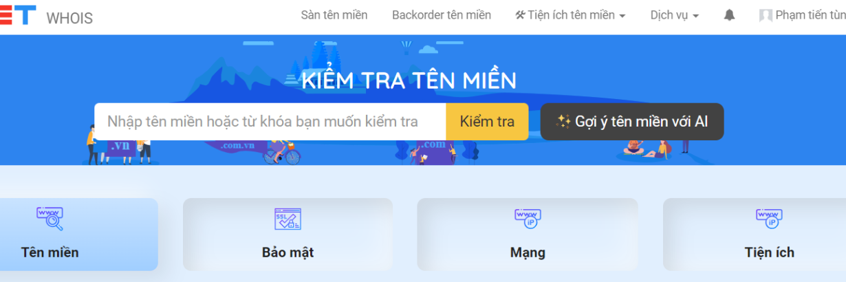 kiểm tra tên miền hết hạn